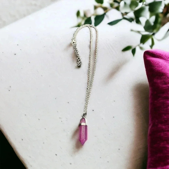 Crystal Pendant Necklace - Picture 2 of 8